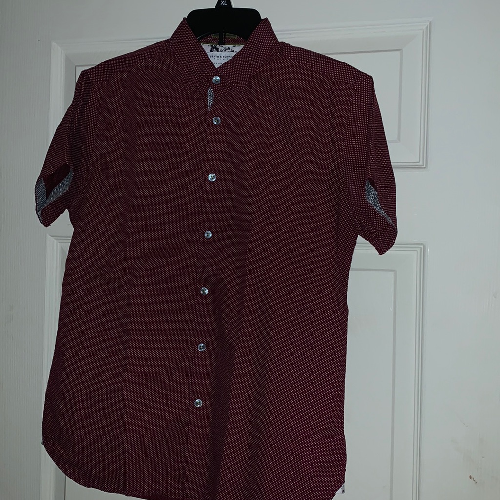 Young Mans Button Down Top